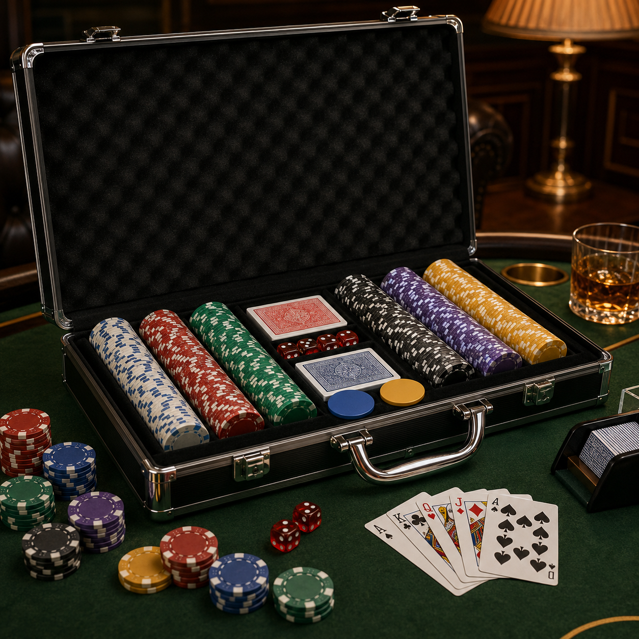 Set de fichas de poker